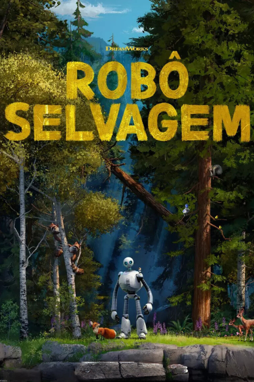 Cartaz do filme concorendo ao Oscar: Robo Selvagem