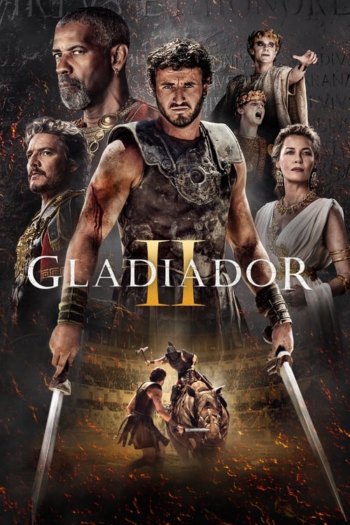 Cartaz do filme concorendo ao Oscar: Gladiador 2